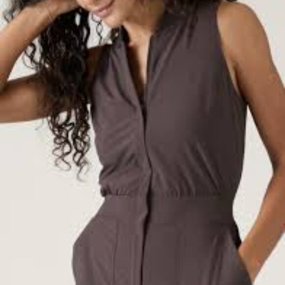 Athleta Brooklyn Utility Jumpsuit NWT, 14 Dark Grey - Picture 6 of 9